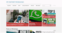Desktop Screenshot of myinstantmessaging.com